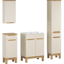 Zestaw mebli do łazienki SET-BAC 60 HC LC BALI CASHMERE Podstawowe