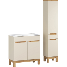Zestaw mebli do łazienki SET-BAC 80 HC BALI CASHMERE Podstawowe