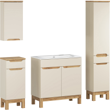 Zestaw mebli do łazienki SET-BAC 80 HC LC BALI CASHMERE Podstawowe