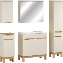 Zestaw mebli do łazienki SET-BAC 80 HC MC BALI CASHMERE Podstawowe