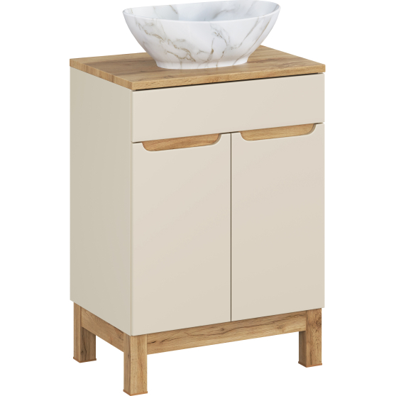 Szafka łazienkowa stojąca z umywalką 60 cm BALI CASHMERE Podstawowe