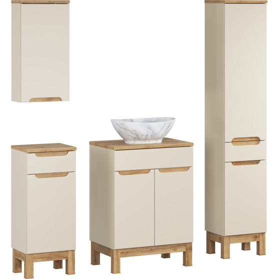 Zestaw mebli do łazienki SET-BAC 60 HC LC BALI CASHMERE Podstawowe