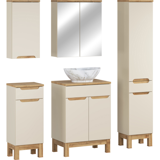 Zestaw mebli do łazienki SET-BAC 60 HC MC BALI CASHMERE Podstawowe