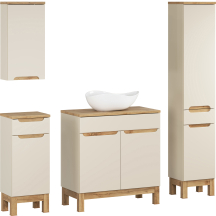Zestaw mebli do łazienki SET-BAC 80 HC LC BALI CASHMERE Podstawowe