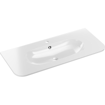 Umywalka ceramiczna PURE WHITE GLOSS 100 cm Podstawowe