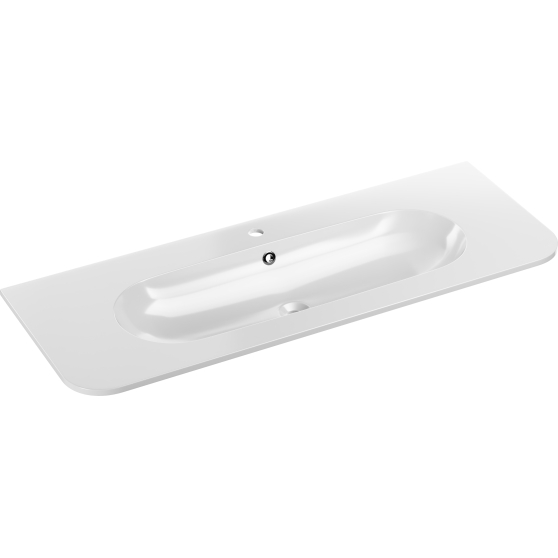 Umywalka ceramiczna PURE WHITE GLOSS 120 cm Podstawowe