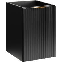 Szafka łazienkowa wisząca z koszem na pranie 81-40-1DK ADEL BLACK Podstawowe