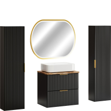 Zestaw mebli do łazienki SET-ADB 60 HC ADEL BLACK Podstawowe