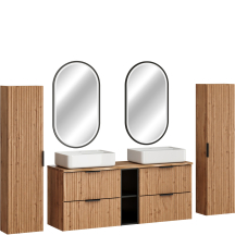 Zestaw mebli do łazienki SET-ADO B HC ADEL OAK Podstawowe