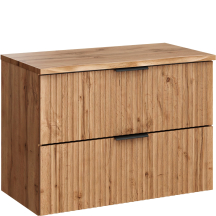 Szafka łazienkowa wisząca z blatem 80 cm ADEL OAK Podstawowe