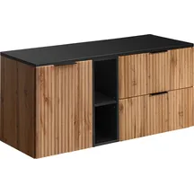 Szafka łazienkowa wisząca z blatem i koszem na pranie 120 cm ADEL OAK Podstawowe