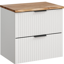 Szafka łazienkowa wisząca z blatem 60 cm ADEL WHITE Podstawowe