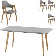 Zestaw stół RUTEN + krzesła K-247 Podstawowe (1)