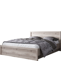 Łóżko 120 x 200 ze stelażem i pojemnikiem Kasztan Nairobi JAZZ Podstawowe