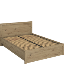 Łóżko 140 x 200 ze stelażem i pojemnikiem AYSON Podstawowe