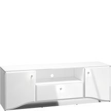 RTV Szafka pod telewizor galmour Biały Połysk GLAMOUR Podstawowe