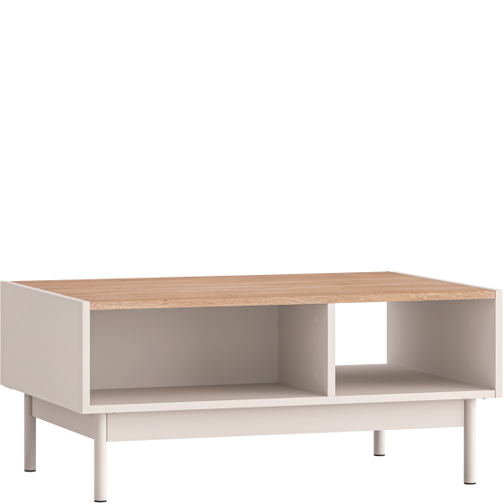 Stolik do salonu Ława z półką kolor kaszmir DUNEA Podstawowe