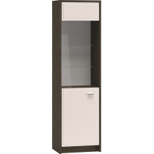 Witryna wysoka 1-drzwiowa front Kaszmir Połysk AVANTE Podstawowe