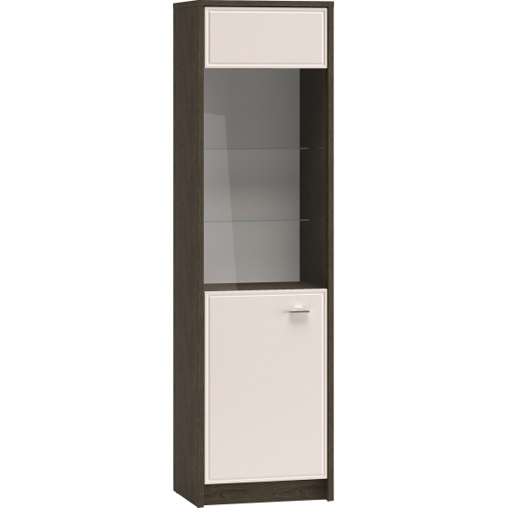 Witryna wysoka 1-drzwiowa front Kaszmir Połysk AVANTE Podstawowe