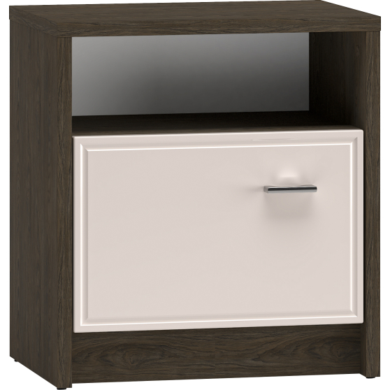 Szafka nocna 1 drzwiczki front Kaszmir Połysk AVANTE Podstawowe