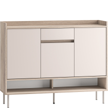 Duża szafka na buty do przedpokoju z cichym domykiem kolor Kaszmir / Dąb Cremona VOCO Podstawowe