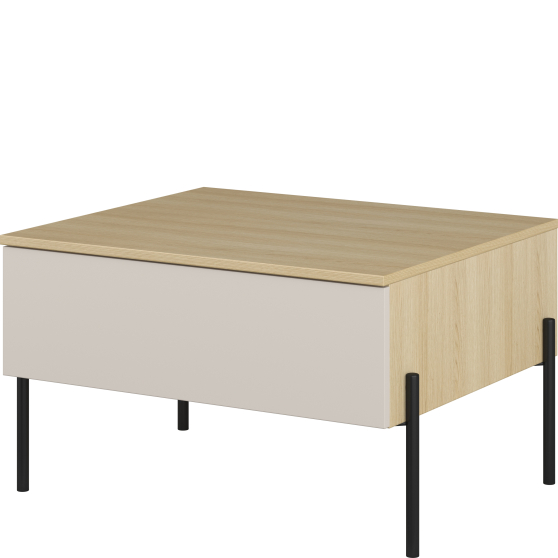 Stolik kawowy z szufladą Dąb Lindberg / Kaszmir 24LKOG98 TYP-98 ORE Podstawowe