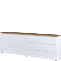 Komoda 2 drzwi 3 szuflady 200 cm 247VOJ28 TYP-28 MODO Podstawowe