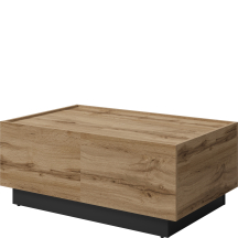 Stolik kawowy EKO rozsuwany Dąb Wotan / Czarny Onyx 24N6MJ96 TYP-96 Podstawowe