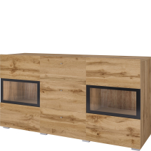 Komoda 2 drzwi 3 szuflady Dąb Wotan 24N0BM26 TYP-26 BAROS Podstawowe
