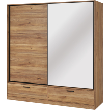 Szafa z lustrem 180 cm Dąb Mauvella 22MA1662 TYP-62 BETA Podstawowe