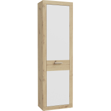 Szafa wąska 60 cm BCCS811-C830 Dąb Artisan / Biały BACCIO Podstawowe