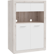 Szafka 90 cm BCCS321-M958 Dąb Piaskowy / Biały BACCIO Podstawowe