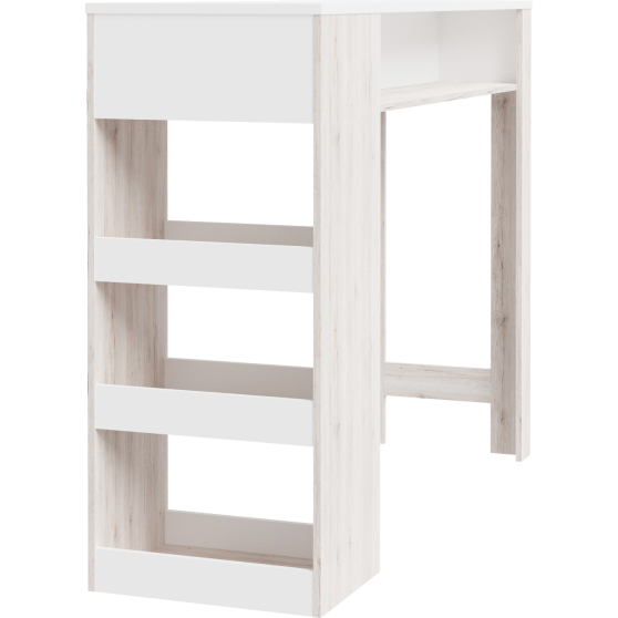 Regał barowy 150 cm MFF2056-M959 Dąb Piaskowy / Biały BACCIO Podstawowe