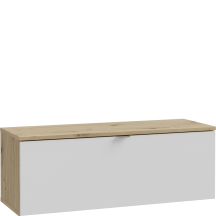 Szafka RTV wisząca 100 cm LBTT111-M956 Dąb Artisan / Biały LIBERTAD Podstawowe