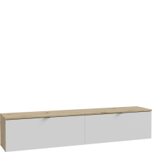 Szafka RTV wisząca 180 cm LBTT121-M956 Dąb Artisan / Biały LIBERTAD Podstawowe (1)