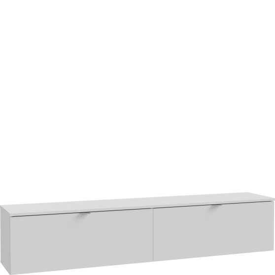 Szafka RTV wisząca 180 cm LBTT121-Z12 Biały Uni Mat LIBERTAD Podstawowe