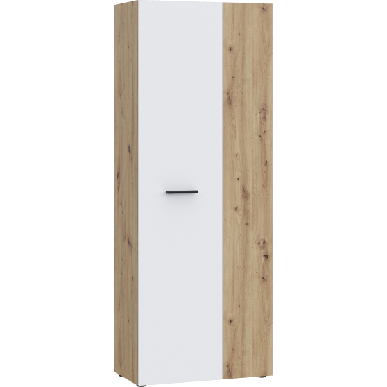 Szafka na buty 70 cm wysoka MS263-C830 Dąb Artisan / Biały NET306 Podstawowe