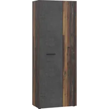 Szafa gospodarcza 70 cm MS264-C754 Old-Wood Vintage / Beton Ciemnoszary NET306 Podstawowe