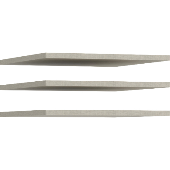 Dodatkowe półki do szaf 3 szt - ECBD376-A18 ECONOBOX 2 Podstawowe