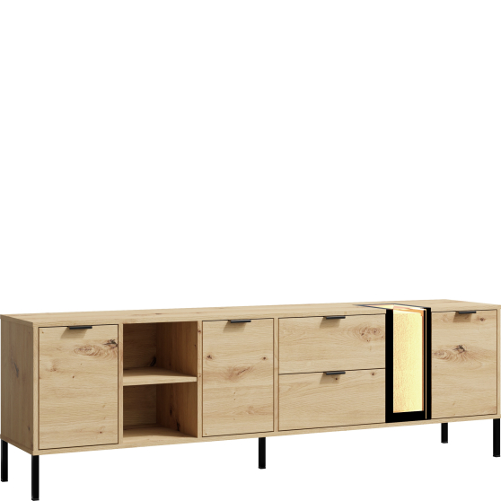 Szafka RTV 190 cm EV4a Artisan EVOLUTION Podstawowe