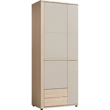 Szafa dwudrzwiowa z szufladami 80 cm OS1 Riva / Cashmere OSLO Podstawowe