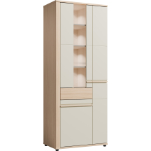 Witryna z szufladą 80 cm OS2 Riva / Cashmere OSLO Podstawowe