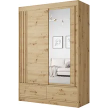 Szafa przesuwna dwudrzwiowa 150 cm z lustrem CANADA CA-1 Artisan CANADA Podstawowe