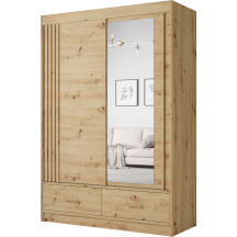 Szafa przesuwna dwudrzwiowa 150 cm z lustrem CANADA CA-1 Artisan CANADA Podstawowe