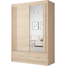 Szafa przesuwna dwudrzwiowa 150 cm z lustrem CANADA CA-11 Riva CANADA Podstawowe