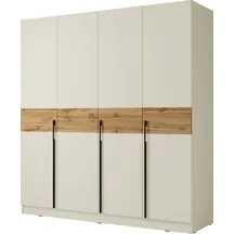 Szafa bez lustra DENVER 4-drzwiowa 200 cm DEN3 Wotan / Cashmere Podstawowe