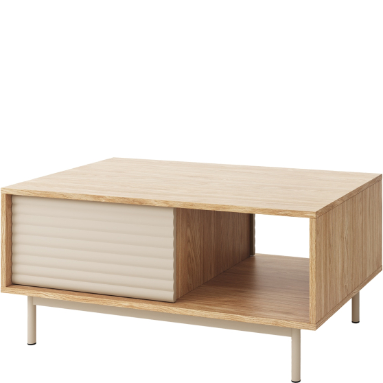Prostokątny stolik do salonu TI5 Cashmere / Dąb olejowany TILA Podstawowe