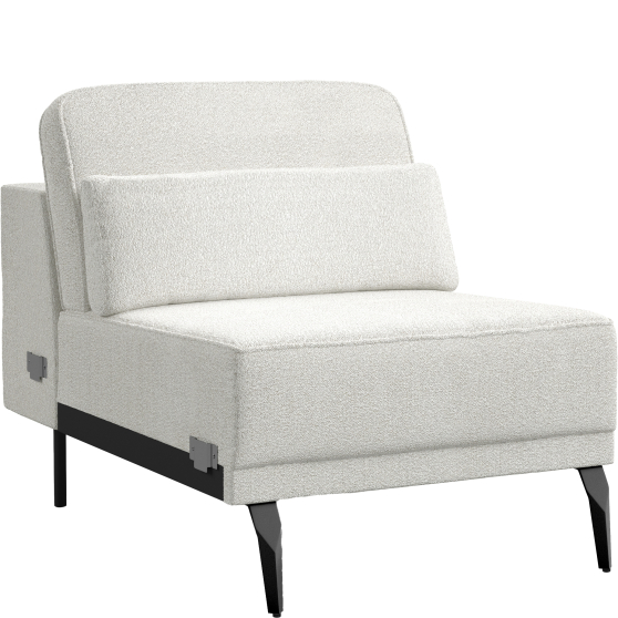 Fotel bez boków 1,5 VELUMO Podstawowe