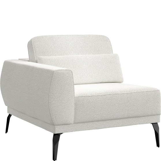 Fotel z jednym bokiem 1,5/B Lewy VELUMO Podstawowe