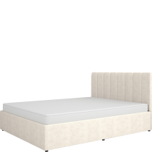 Łóżko tapicerowane 140 x 200 ze stelażem i pojemnikiem MO12 MOSSA Podstawowe (1)